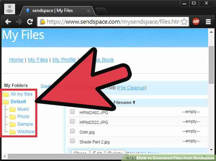 Image intitulée Télécharger des Fichiers à partir de Sendspace l